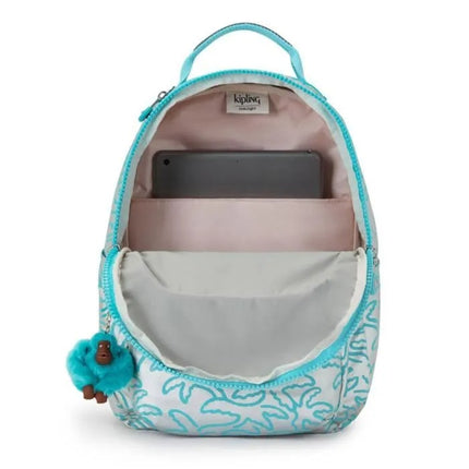 Zaino Porta Computer 11 Pollici Fantasia SEOUL S METALLIC PALM Kipling 