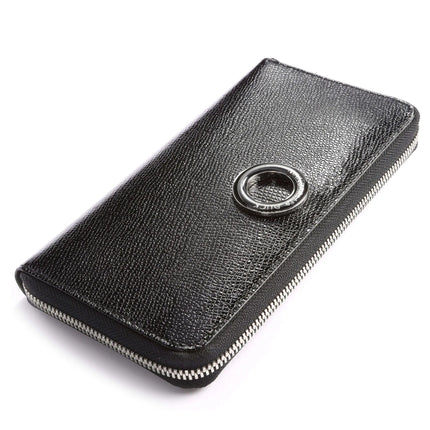Portafogli Donna Lungo con Zip Pelle Nero FZP61 MELLOW LEATHER BLACK Mandarina Duck 