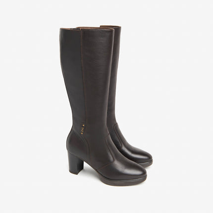 Nero Giardini Stivali Donna con Tacco Pelle Marrone I411721D MORO 300 Nero Giardini 