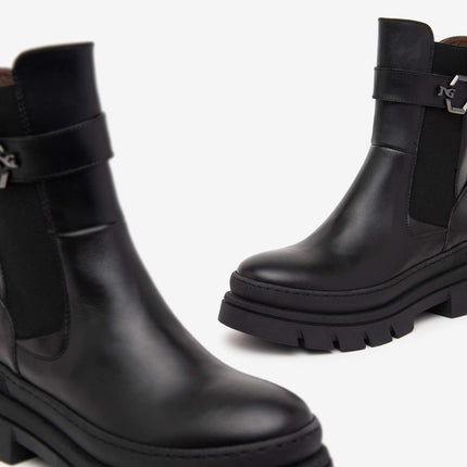 Nero Giardini Stivaletti Combat Donna Pelle Nero I411930D NERO 100 Nero Giardini 