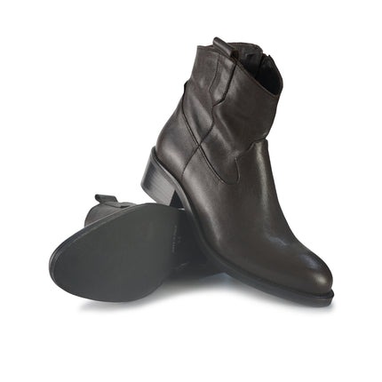 Stivaletto in Pelle Moro ELENA42 URBAN BROWN Spatarella 