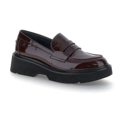 Mocassini Donna Vernice Bordeaux TESSA 3 221625 RUM DK Stonefly 