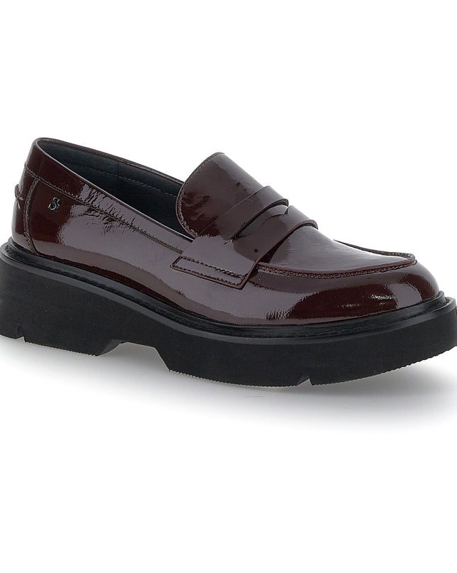 Mocassini Donna Vernice Bordeaux TESSA 3 221625 RUM DK Stonefly 