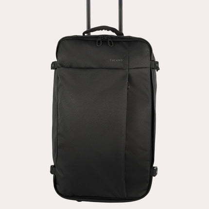 Trolley Medio Due Ruote in Tessuto Nero TUGO TROLLEY MEDIUM BLACK Tucano 