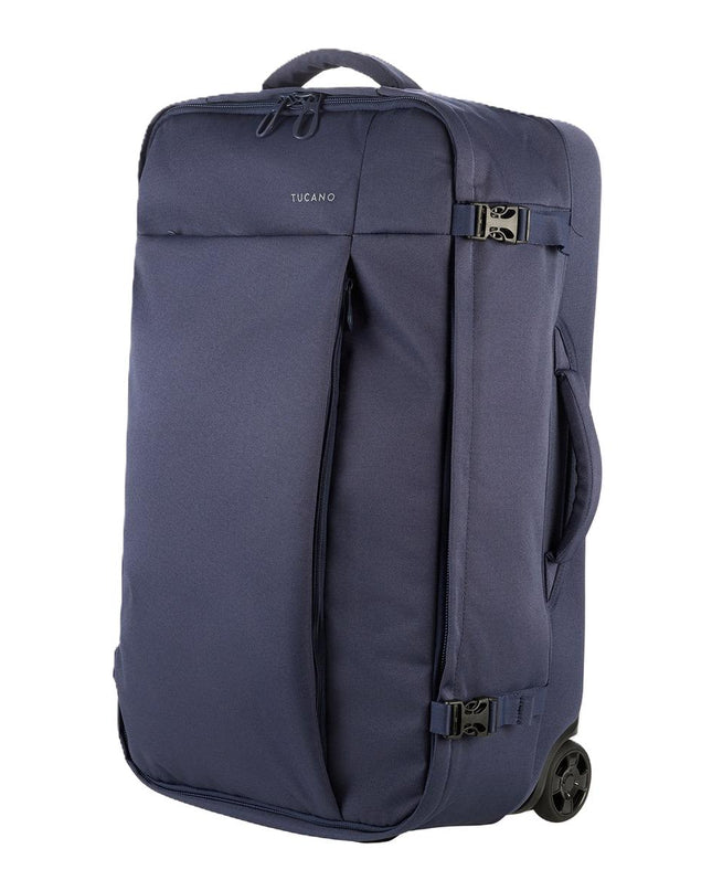 Trolley Medio Due Ruote in Tessuto Blu TUGO TROLLEY MEDIUM BLUE Tucano 