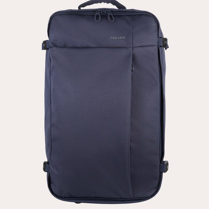 Trolley Medio Due Ruote in Tessuto Blu TUGO TROLLEY MEDIUM BLUE Tucano 