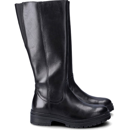 Stivali Donna in Pelle Nera WB54H12 PORTER BLACK Vueva 