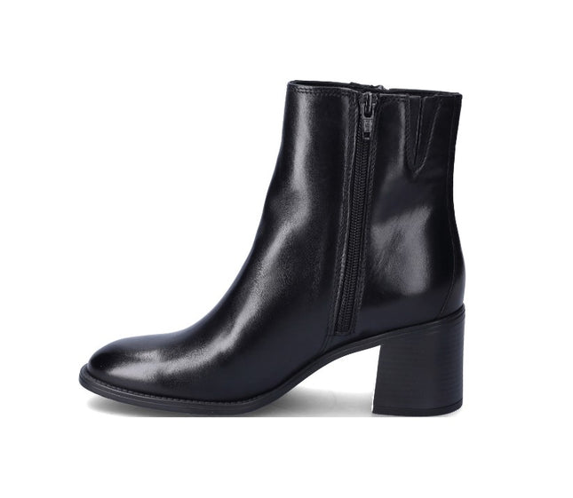 Stivaletti Donna con Tacco in Pelle Nero WH476H03P ROMA BLACK Vueva 