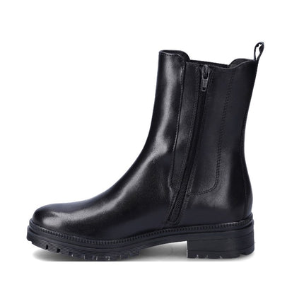 Stivaletti Donna in Pelle Nera WH54H21 PORTER BLACK Vueva 