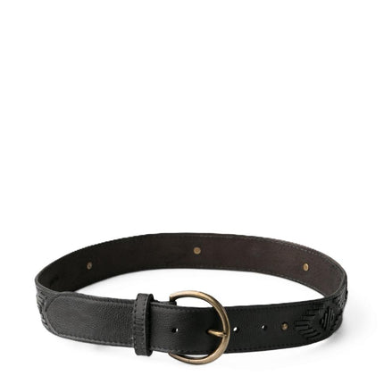 Biba Cintura Donna Pelle Nero con Infilature BAY1A BAYRON BLACK Biba 