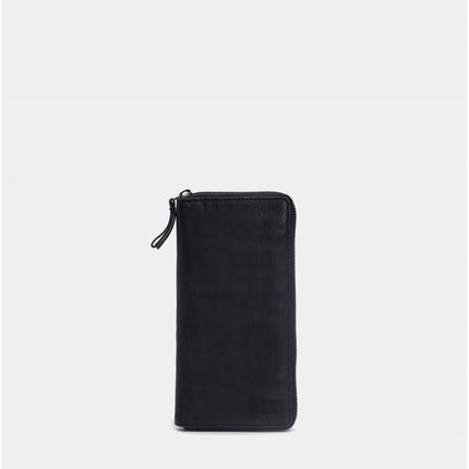 Biba Portafogli Donna Lungo con Zip in Pelle Nera BT10 BOSTON BLACK Biba 