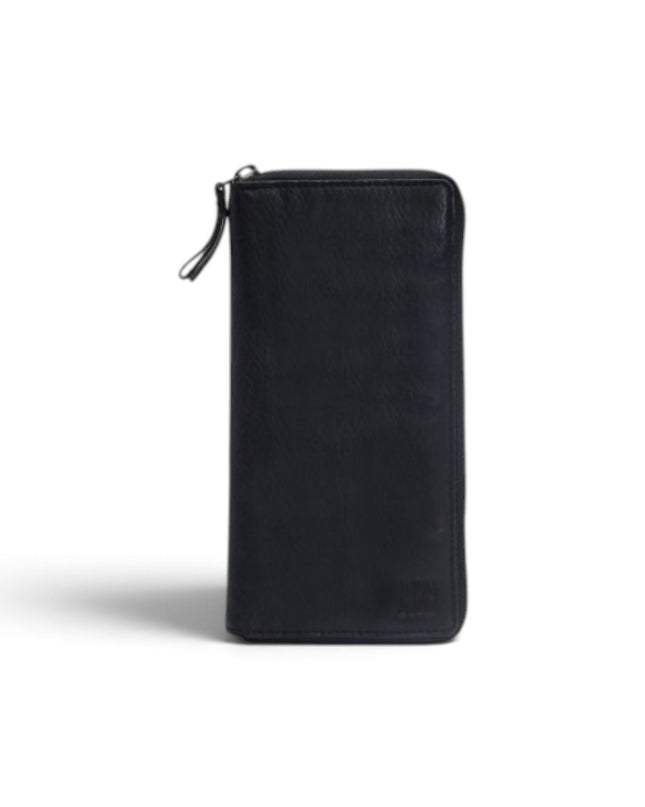 Biba Portafogli Donna Lungo con Zip in Pelle Nera BT10 BOSTON BLACK Biba 