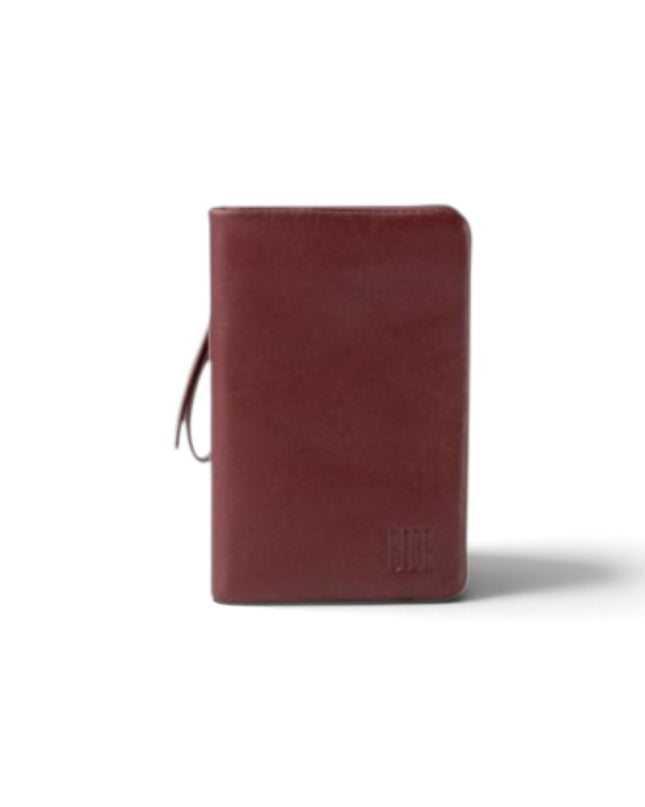 Biba Portafogli Donna con Portamonete in Pelle Bordeaux SFM4L SOFT MOUSSE BURGUNDY Biba 