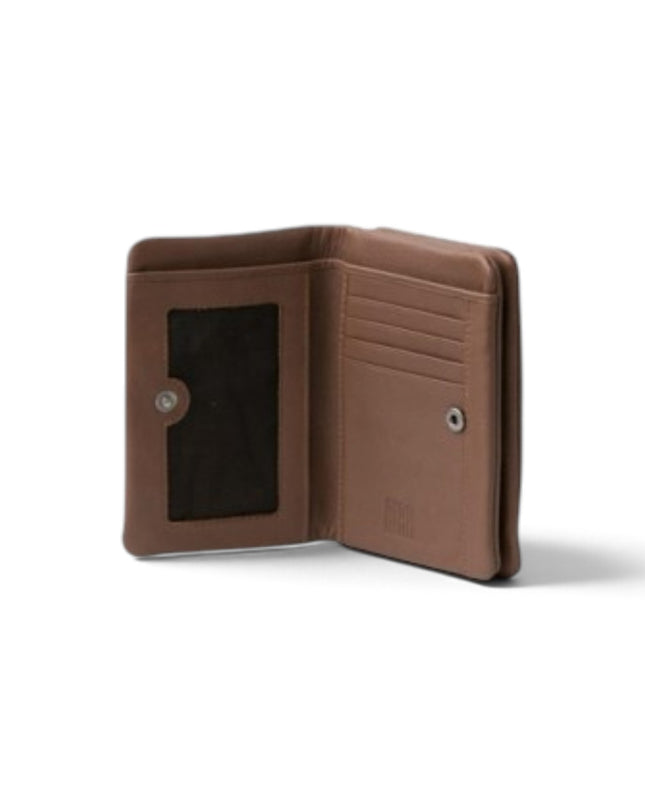 Biba Portafogli Donna con Portamonete in Pelle Taupe Light Brown SFM4L SOFT MOUSSE LIGHT BROWN Biba 