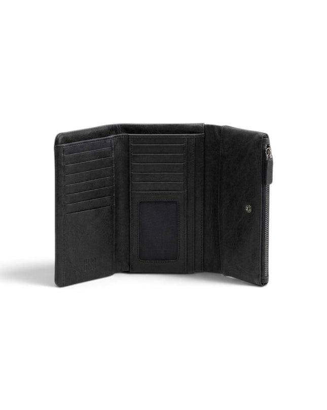 Biba Portafoglio Lungo in Pelle Nero con Portamonete TOT2 TOMBSTONE BLACK Biba 
