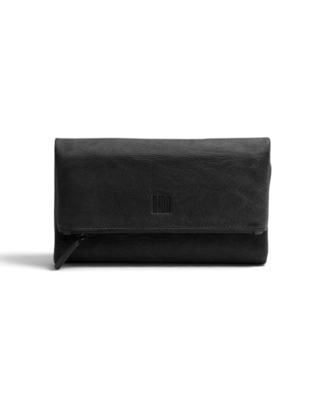 Biba Portafoglio Lungo in Pelle Nero con Portamonete TOT2 TOMBSTONE BLACK Biba 