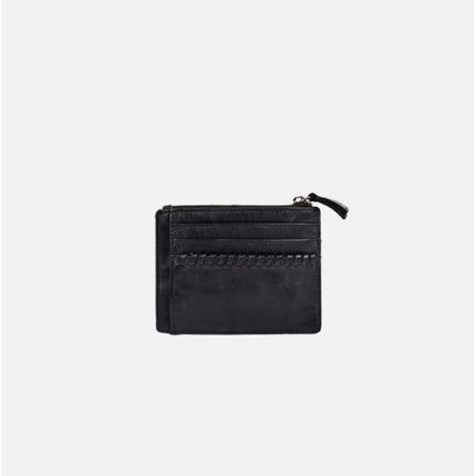 Biba Portacarte in Pelle Nera con Zip WIN8L WINONA BLACK Biba 