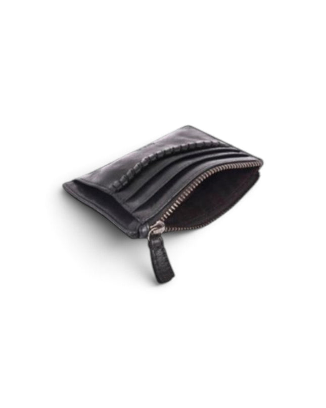 Biba Portacarte in Pelle Nera con Zip WIN8L WINONA BLACK Biba 
