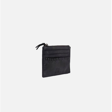 Biba Portacarte in Pelle Nera con Zip WIN8L WINONA BLACK Biba 