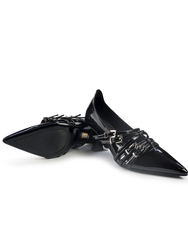 Decollete Bruno Premi a Punta in Vernice Nero BM0401 OLI ASO BLACK Bruno Premi 