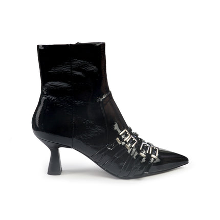 Stivaletti Bruno Premi a Punta in Vernice Nero BM0503 BLACK Bruno Premi 