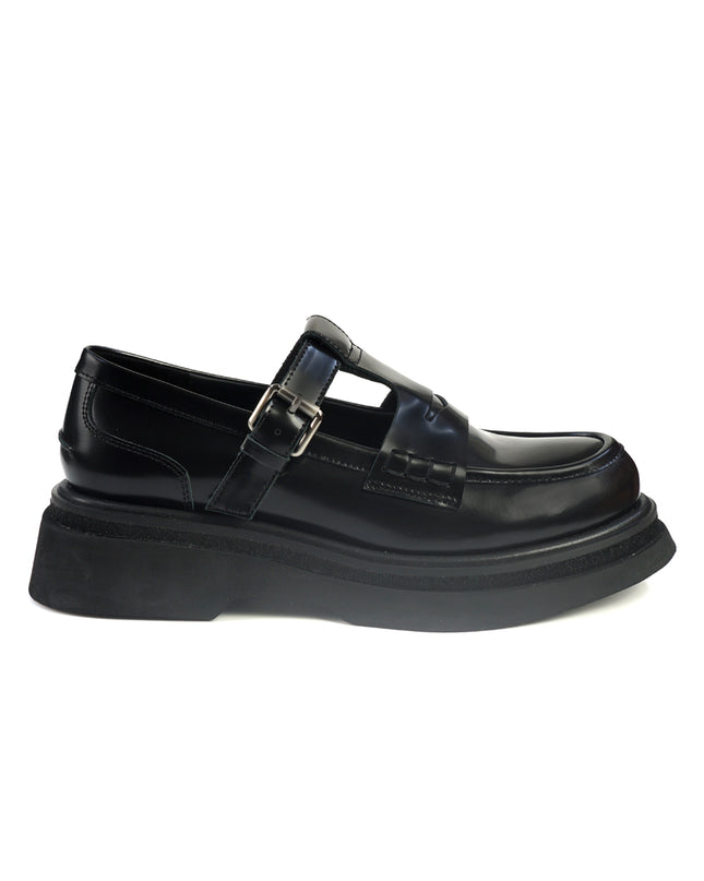 Mocassini Bruno Premi Mocassini Donna con Cinturino in Pelle Nero BM3401 RADA BABE BLACK Bruno Premi 