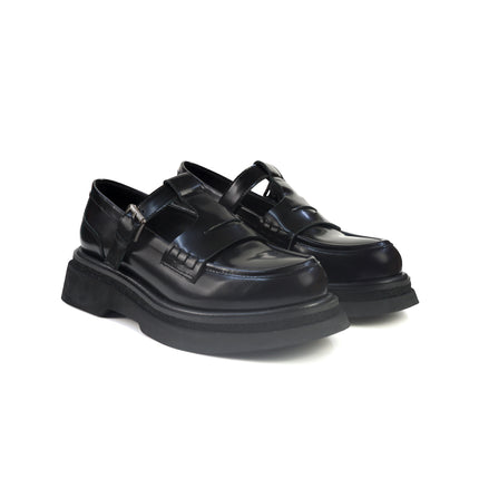 Mocassini Bruno Premi Mocassini Donna con Cinturino in Pelle Nero BM3401 RADA BABE BLACK Bruno Premi 