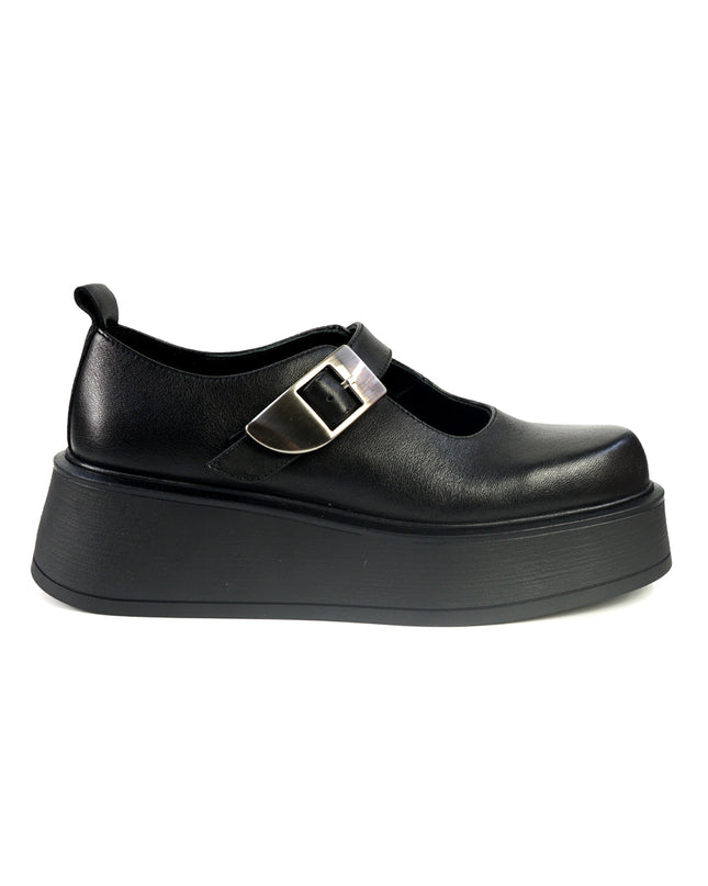 Ballerine con Zeppa Bruno Premi in Pelle Nero BM6002 BLACK Bruno Premi 