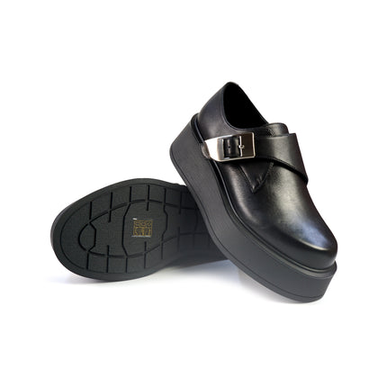 Mocassini Bruno Premi Donna con Zeppa in Pelle Nero BM6003 BLACK Bruno Premi 