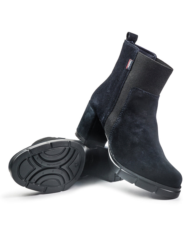 Callaghan Stivaletti Chelsea Donna con Tacco in Camoscio Blu 31019 PANDORA BLUE Callaghan 