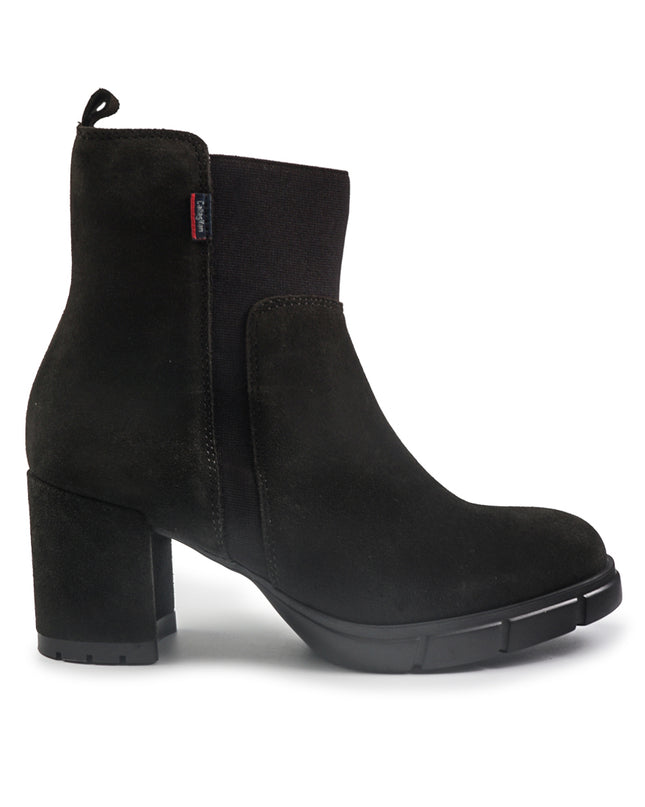 Callaghan Stivaletti Chelsea Donna con Tacco in Camoscio Testa di Moro 31019 PANDORA BROWN Callaghan 