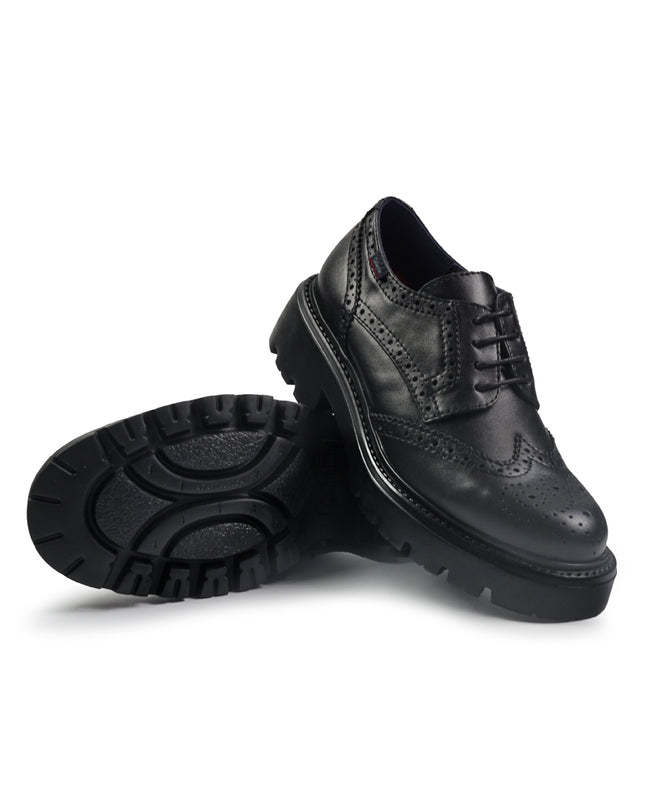 Callaghan Francesine Oxford Donna in Pelle Nero 32901 ISASA BLACK Callaghan 