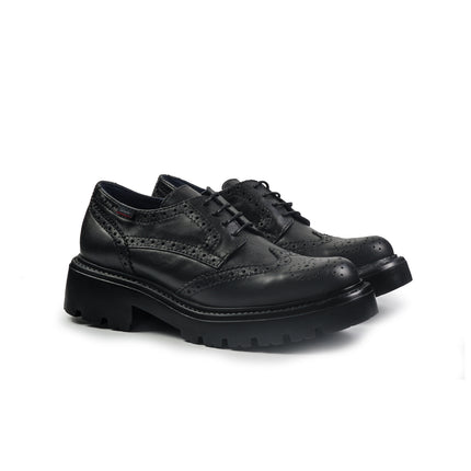 Callaghan Francesine Oxford Donna in Pelle Nero 32901 ISASA BLACK Callaghan 