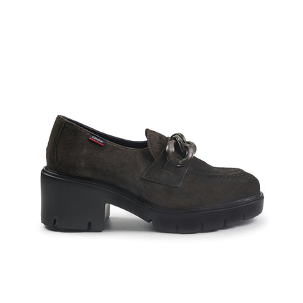 Callaghan Mocassini Donna con Catena in Camoscio Testa di Moro 35604 CLAUDIA BROWN Callaghan 