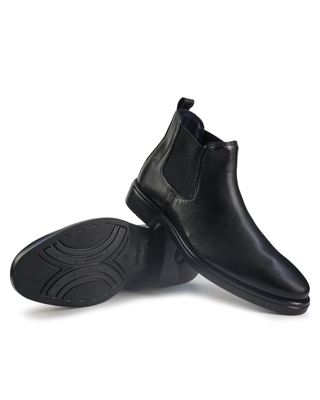 Callaghan Stivaletti Chelsea Uomo in Pelle Nero 59805 CLASSI BLACK Callaghan 