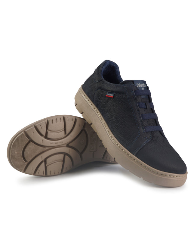 Callaghan Sneakers Slip On Uomo in Nabuk Blu 60603 ADAPTABLE BLUE Callaghan 