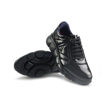 Callaghan Sneakers Donna in Vernice Nero 64700 BALLOON BLACK Callaghan 