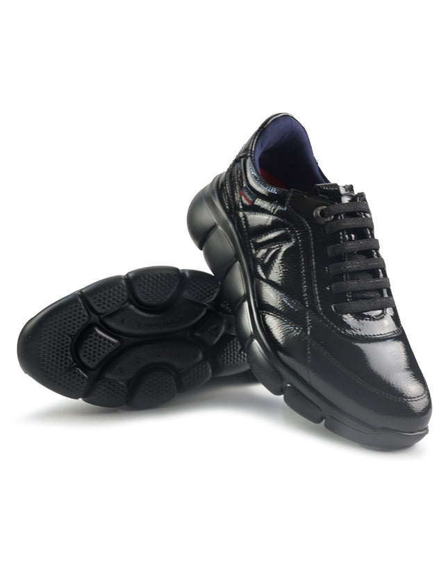 Callaghan Sneakers Donna in Vernice Nero 64700 BALLOON BLACK Callaghan 