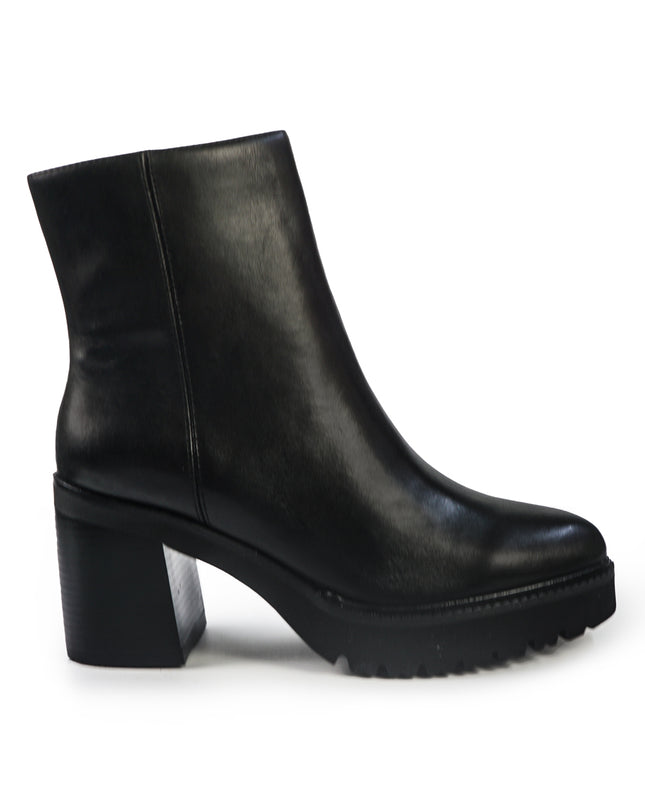 Callaghan Stivaletti Donna con Tacco e Plateau in Pelle Nero 679963 SING BLACK Callaghan 