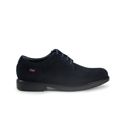 Callaghan Francesina Liscia Uomo Elegante in Camoscio Blu 89403 CEDRON BLUE Callaghan 