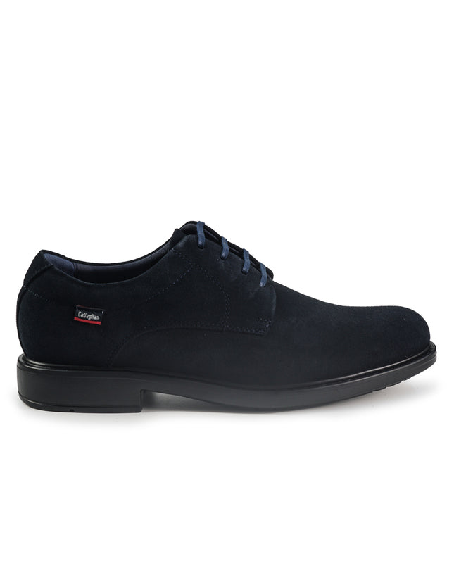 Callaghan Francesina Liscia Uomo Elegante in Camoscio Blu 89403 CEDRON BLUE Callaghan 