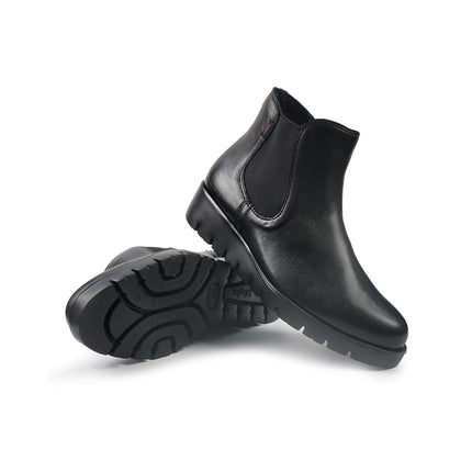 Callaghan Stivaletti Donna con Zeppa in Pelle Nero 89806 HAMAN BLACK Callaghan 