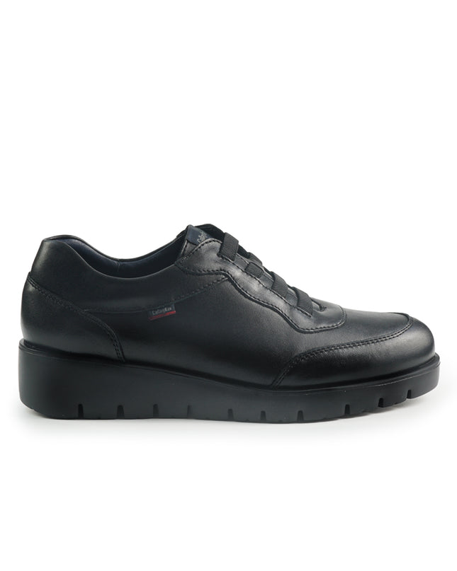 Callaghan Mocassini Slip On Donna con Zeppa in Pelle Nero 89897 HAMAN BLACK Callaghan 