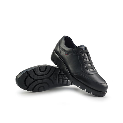 Callaghan Mocassini Slip On Donna con Zeppa in Pelle Nero 89897 HAMAN BLACK Callaghan 