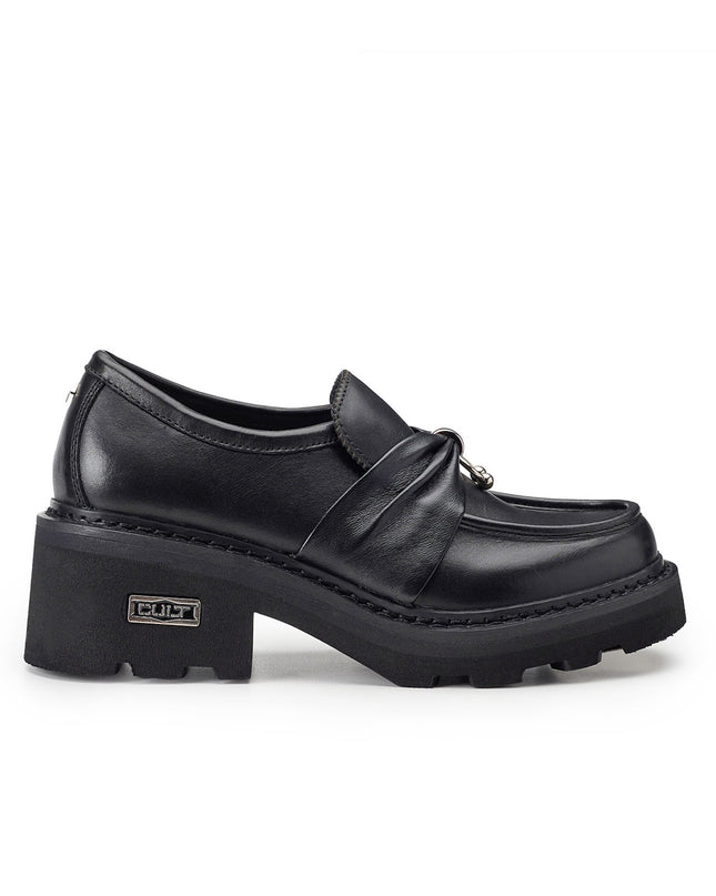 Mocassini Cult Donna in Pelle Nero con Piercing CLW4331 GRACE BLACK Cult 