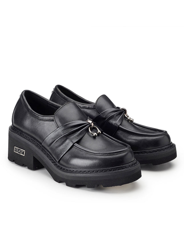 Mocassini Cult Donna in Pelle Nero con Piercing CLW4331 GRACE BLACK Cult 