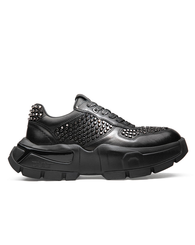 Sneakers Cult Donna con Borchie in Pelle Nero CLW4603 TAYLOR BLACK Cult 