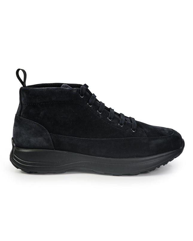 Frau Stivaletti Uomo Allacciati in Camoscio Blu 09A9 WAXY NAVY Frau 
