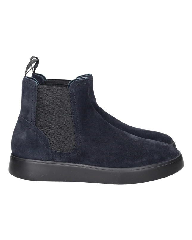 Stivaletti Frau Chelsea Uomo in Camoscio Blu 21A5 WAXY NAVY Frau 