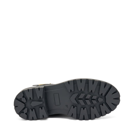 Stivaletti Frau Chelsea Donna in Pelle Nero 78L4 TRESOR BLACK Frau 